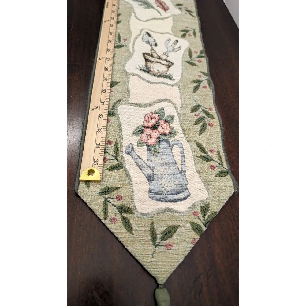 Garden Tapestry Wall Hanging Birdhouse Flowers Watering Can 44